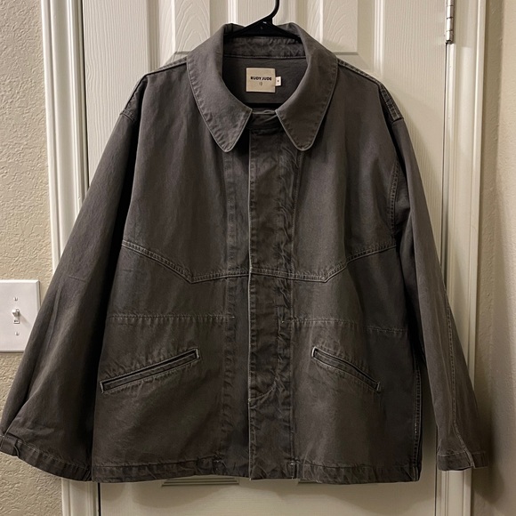 Rudy Jude Adult Big Jean Jacket “Beach Clay” Women's Gray - M - Picture 2 of 10